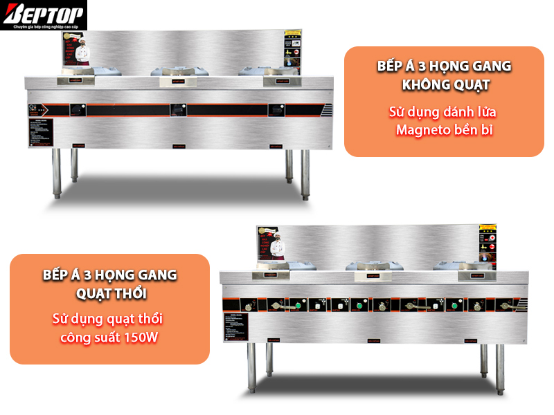 Bếp Á Công nghiệp - Beptop