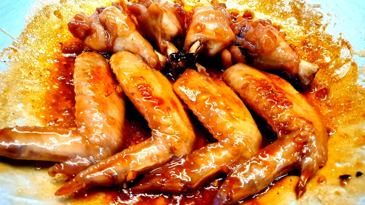 Cánh gà chiên sốt cam