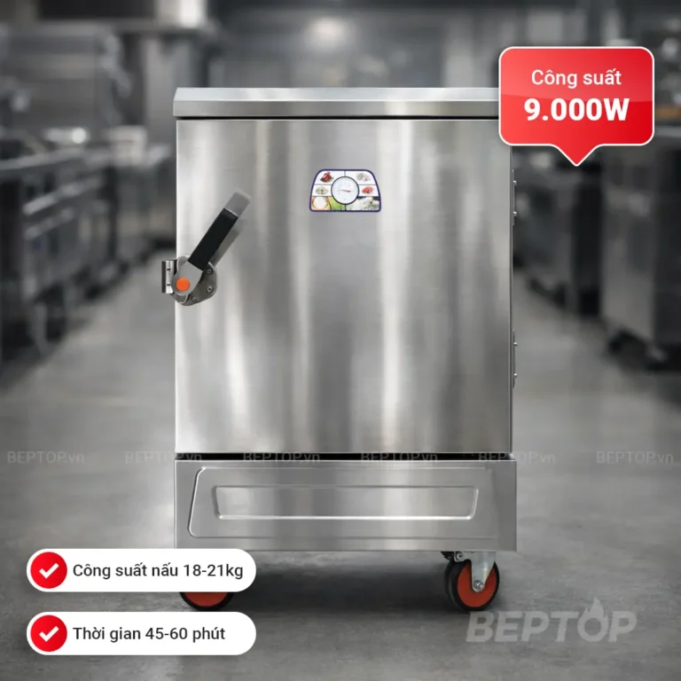 Tủ nấu cơm công nghiệp 6 khay dùng điện (TCD-6K)